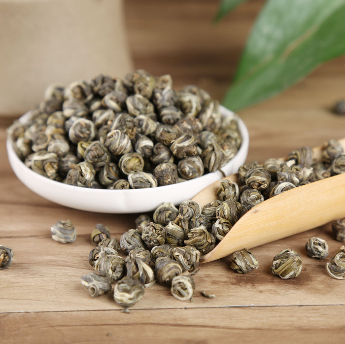 Classic Jasmine Pearls Yunnan Green Tea
