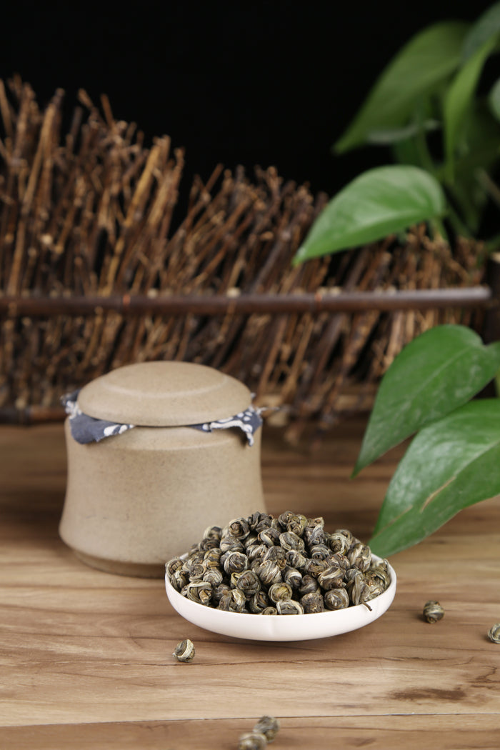 Classic Jasmine Pearls Yunnan Green Tea