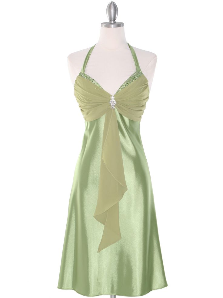 Cocktail Party Dress, Halter Homecoming Dress