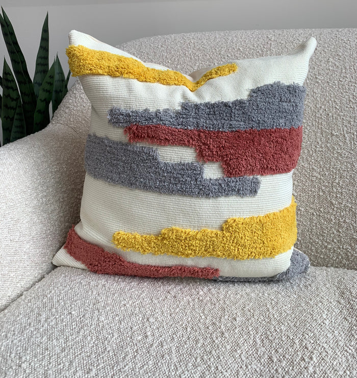 Color Block Pillow Case