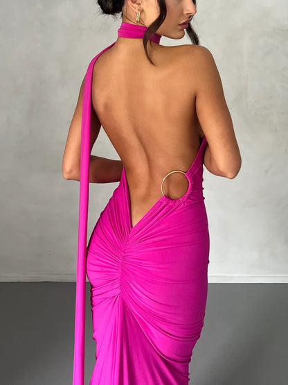 Constantina Gown - Berry - JAUS