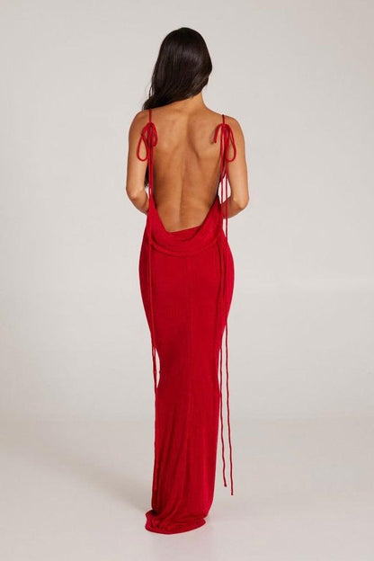 Cristina Gown - Red - JAUS