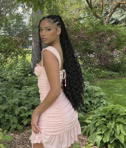 Cute Pink Shoulder Strap Pleated Drawstring Birthday Short Skirt Homecoming Dress