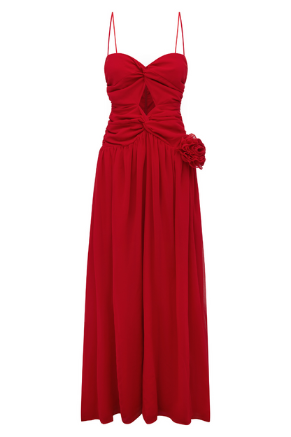 Danika Maxi Dress - Red - SHOPJAUS - JAUS