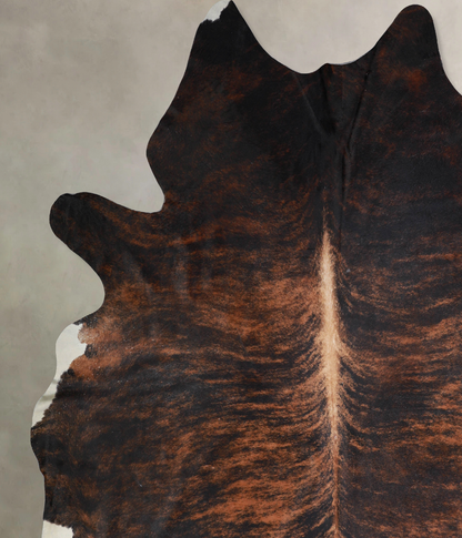 Dark Brindle Cowhide Rug #A33054
