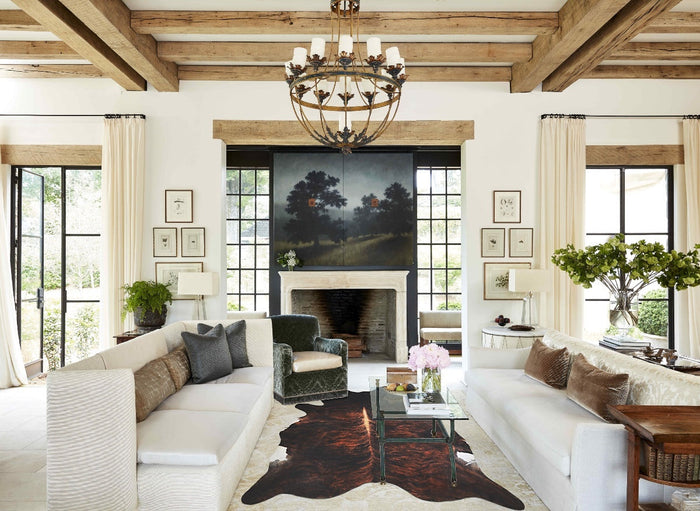Dark Brindle Cowhide Rug #A33054