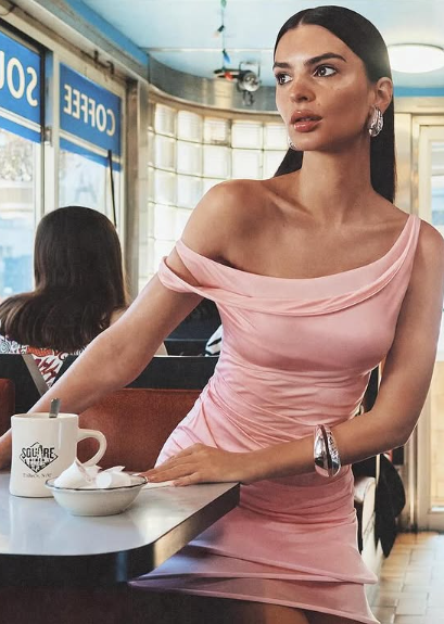 Designer Pink Off-the-shoulder Waist 16th Birthday Homecoming Dress