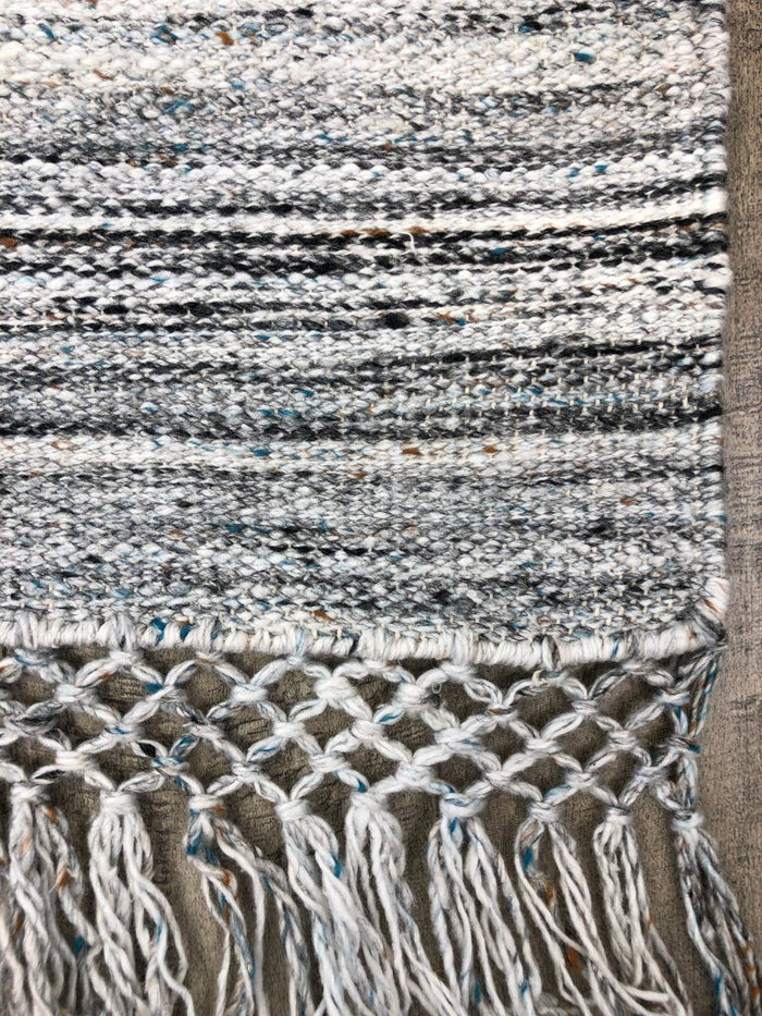Dhurry Silver/Turquoise