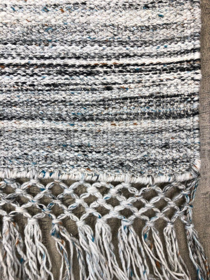 Dhurry Silver/Turquoise