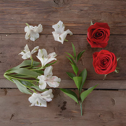 Dozen Red Rose Centerpieces