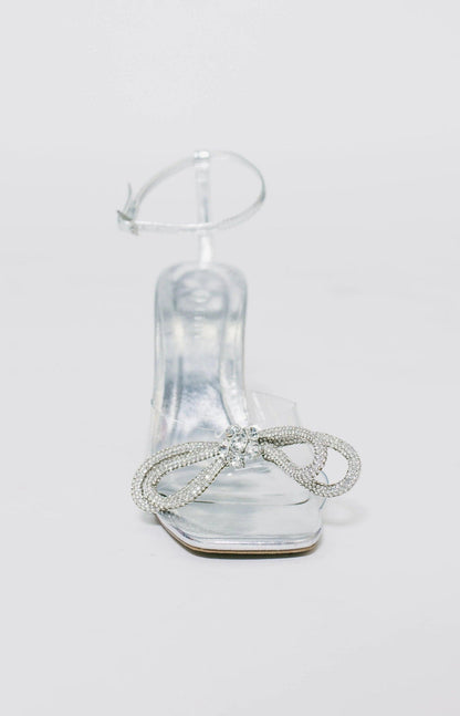 Elarni Heels - Clear/Silver - JAUS