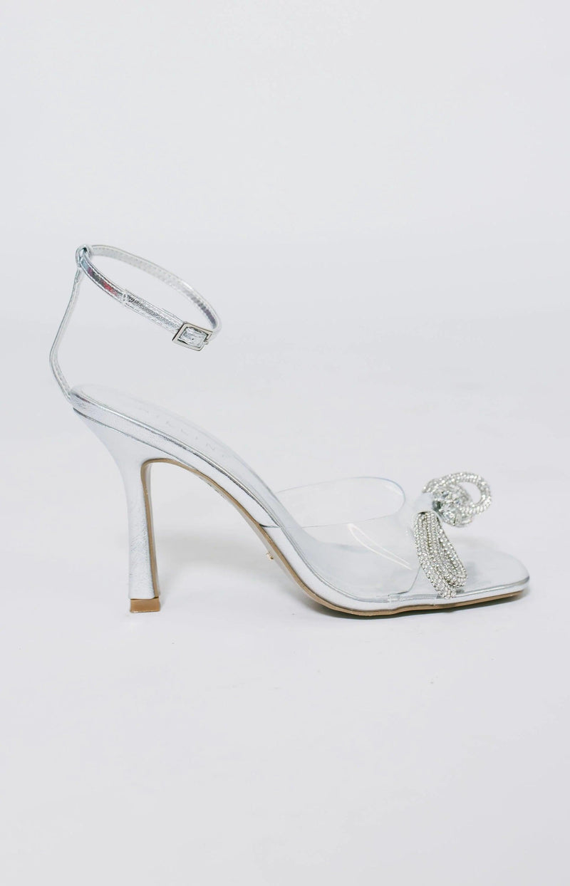 Elarni Heels - Clear/Silver - JAUS