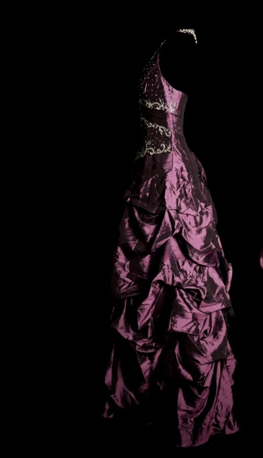 Elegant Halter Purple Long Prom Dresses Beaded Satin A-Line Birthday Dress