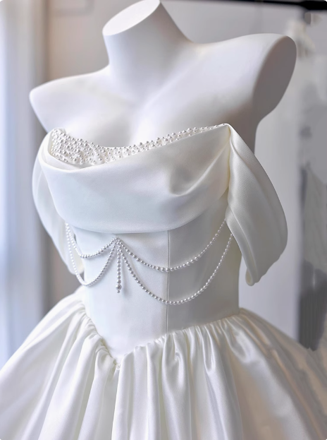 Elegant Satin One Shoulder Short Birthday Dress Homecoming Dress