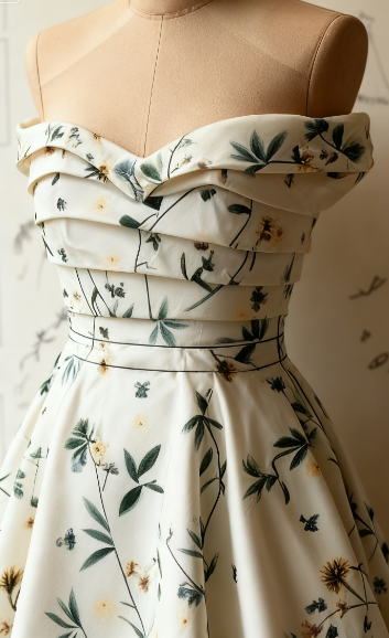 Elegant Strapless A-Line Short Prom Dresses Floral Chiffon Guest Dresses Sleeveless Birthday Dresses