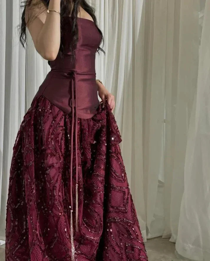 Elegant Straps Sheath Midnight Blue Long Prom Dresses Satin Midnight Blue Evening Gowns