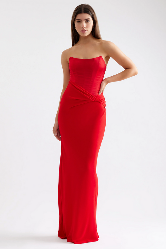 Elora Dress - Scarlet - SHOPJAUS - JAUS