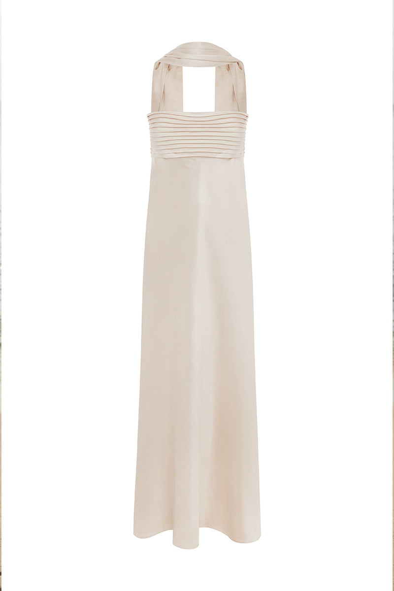 Elsa Maxi Dress - Ivory - SHOPJAUS - JAUS