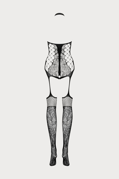 Obsessive F240 Black Crotchless Bodystocking