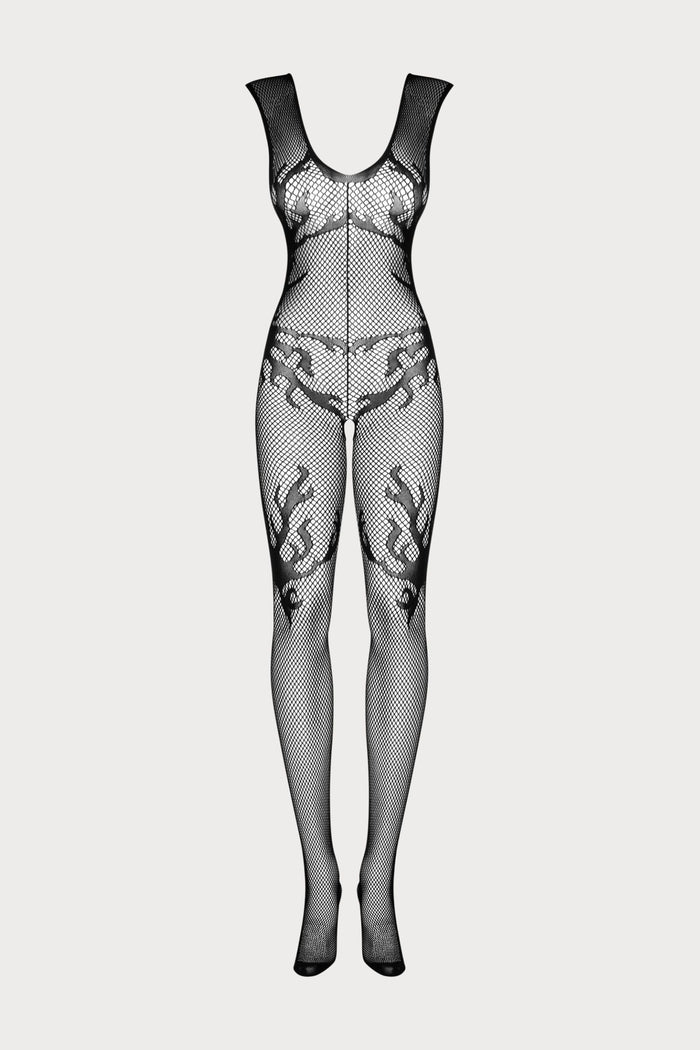 Obsessive F241 Black Crotchless Bodystocking