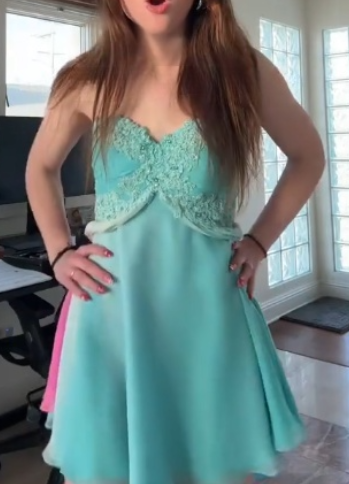 Fairy Spaghetti Strap Sheath Short Prom Dresses Chiffon Turquoise Homecoming Dresses