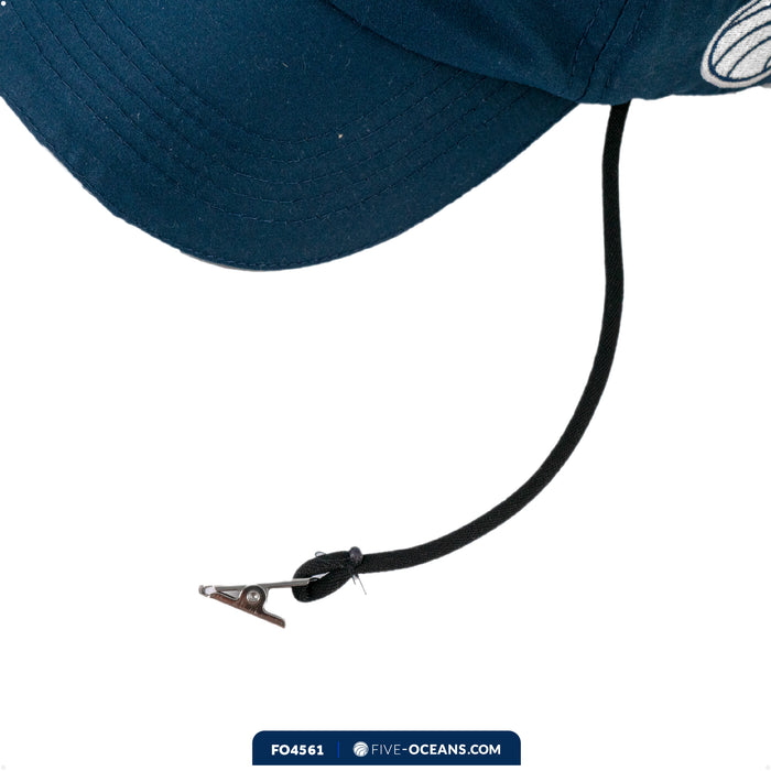 Fast Dry Crew Cap, Blue, 100% Polyester, UPF 40 - FO4561 - Five Oceans