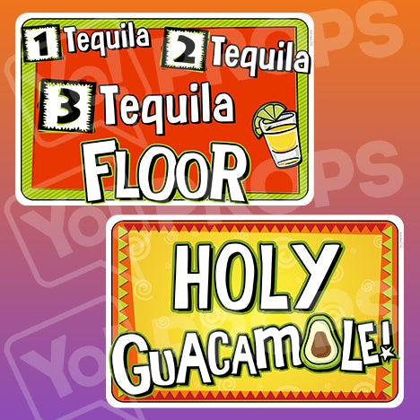 Fiesta Signs Bundle of 4