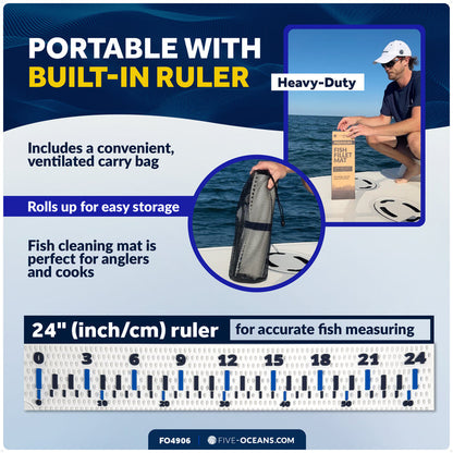 Fish Fillet Mat 28" x 14" - White