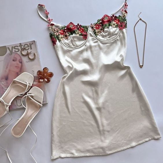 Floral Spaghetti Straps Homecoming Dresses Mini Celebrity Dress