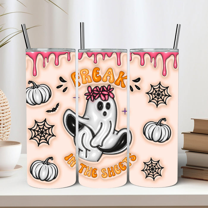 Freak In The Sheets Skinny Tumbler
