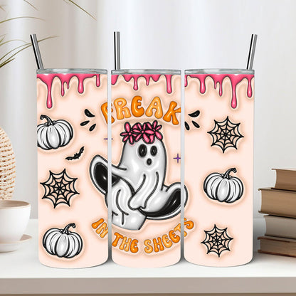 Freak In The Sheets Skinny Tumbler