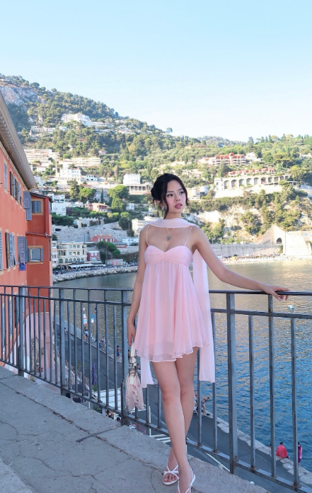 French Spaghetti Strap Sheath Short Prom Dresses Pink Birthday Dresses Pleated Homecoming Dresses