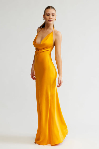Freya Dress - Saffron - SHOPJAUS - JAUS
