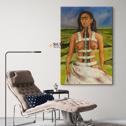 Frida Kahlo Broken Column Wall Art - SharpWallArts