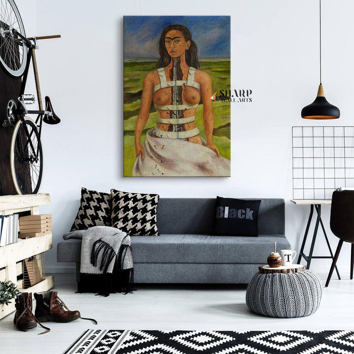 Frida Kahlo Broken Column Wall Art - SharpWallArts