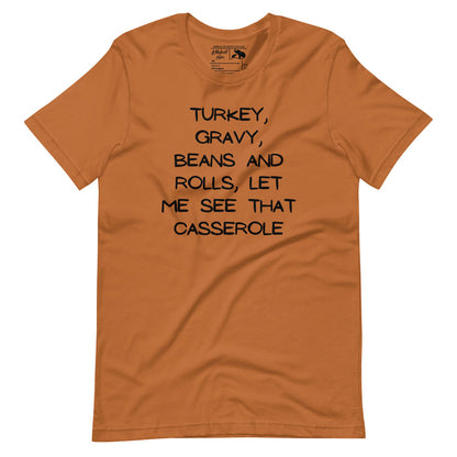Fall celebration top for turkey lovers and holiday hosts