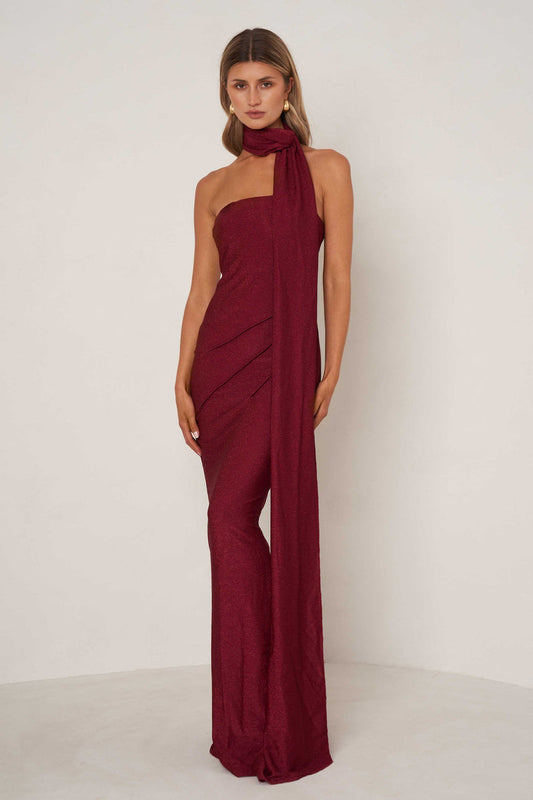 Gabriella Dress - Cherry Red - SHOPJAUS - JAUS