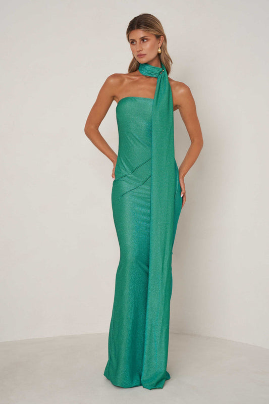 Gabriella Dress - Marine Green - SHOPJAUS - JAUS