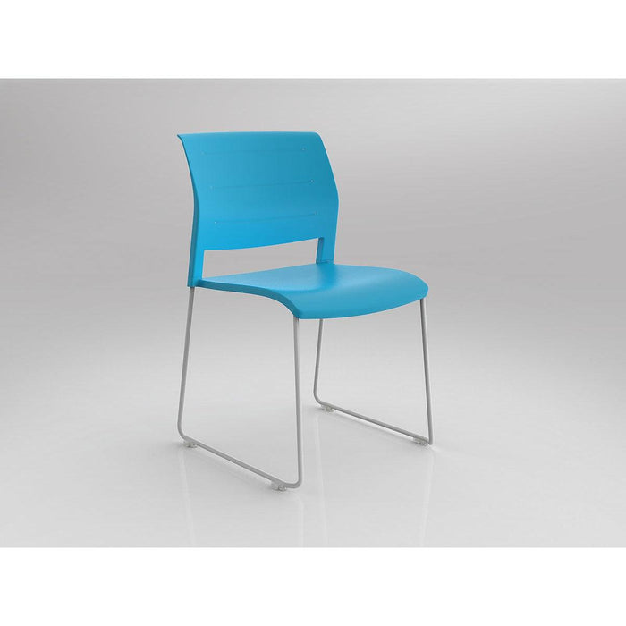 White / Sled Base / Aqua