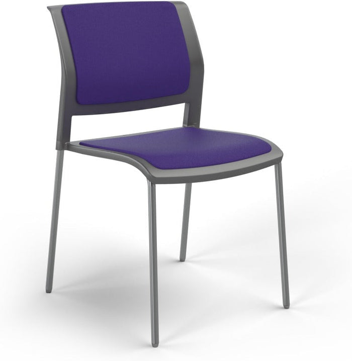 Charcoal / Fully Upholstered / Breathe Plum