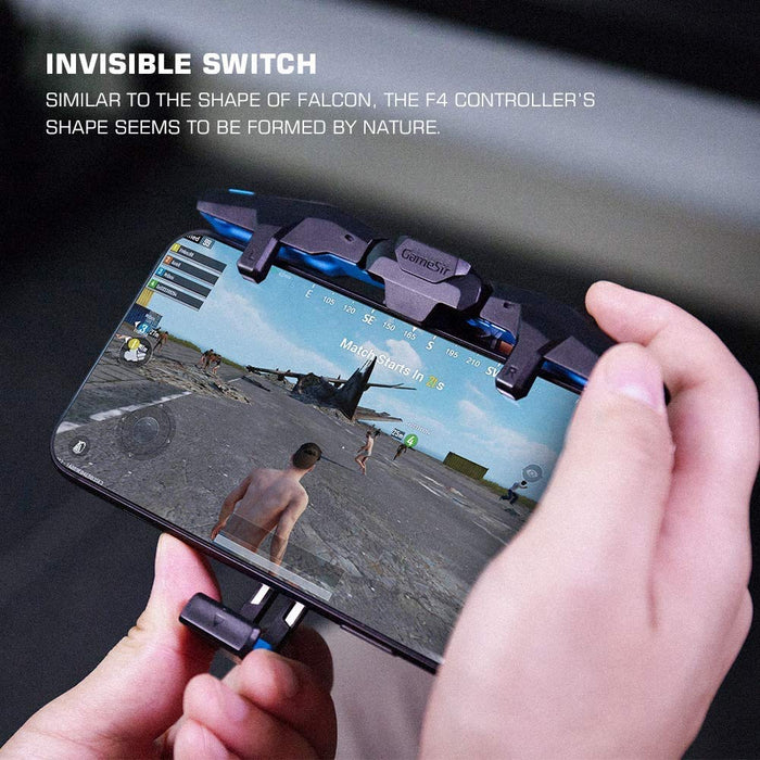 Gamesir F4 Falcon Mobile Gaming Controller Triggers For Android iOS Device