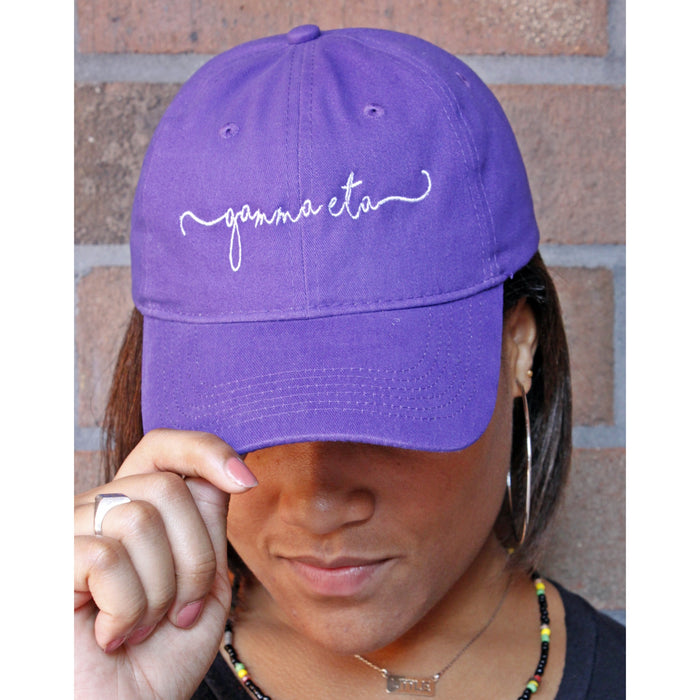 Gamma Eta Script Hat