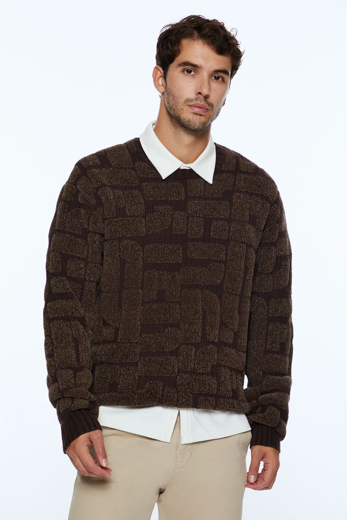 Geo Crew Sweater
