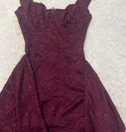 Glam Spaghetti Strap Tight Homecoming Dresses Grape Birthday Dresses Chiffon Short Prom Dresses