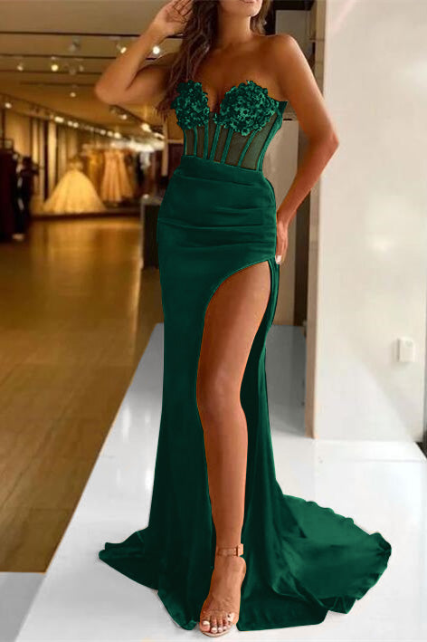 Gorgeous Mermaid Sequin Prom Dress Sleeveless with