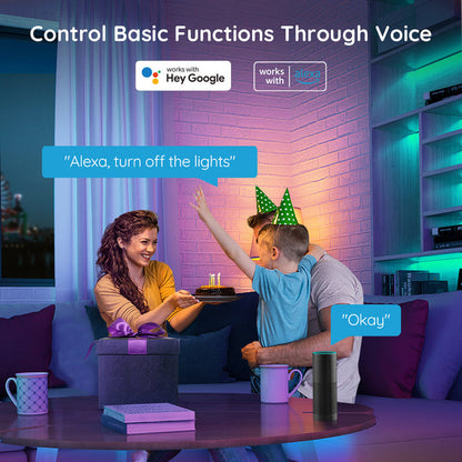 Govee RGB Smart Wi-Fi + Bluetooth LED Strip Lights(10m) [Energy Class A]
