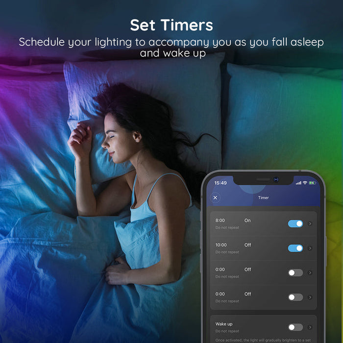 Govee RGB Smart Wi-Fi + Bluetooth LED Strip Lights(10m) [Energy Class A]