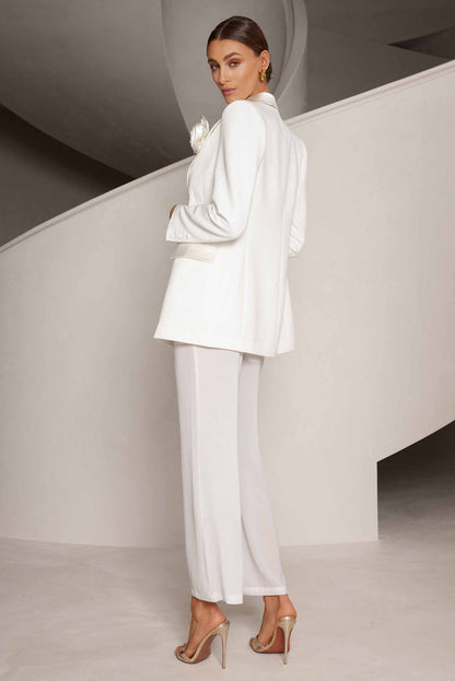 Hallie Blazer - White - SHOPJAUS - JAUS