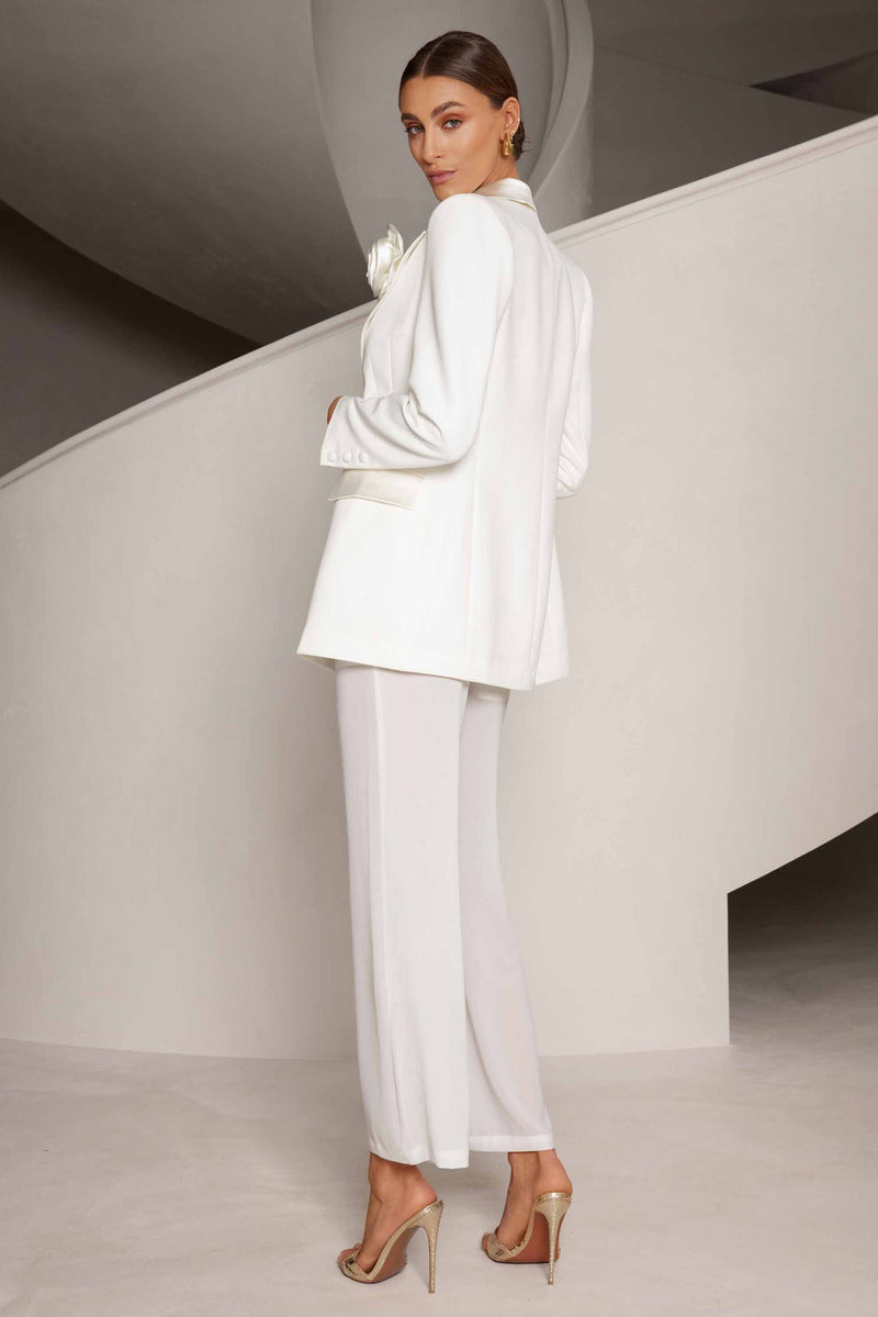 Hallie Pant - White - SHOPJAUS - JAUS