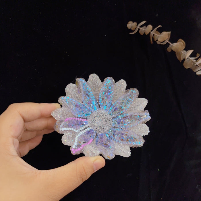 Handmade Diamond Flower-Shaped Storage Tray Resin Mold